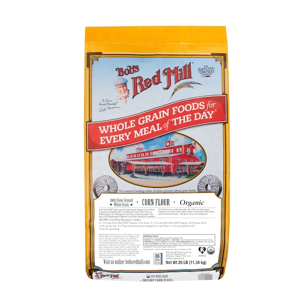 Bob's Red Mill Organic Corn Flour 25lbs